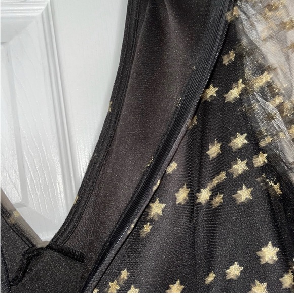 Like New, SHEIN Black with Gold Dress, Size 1XL - Picture 8 of 8